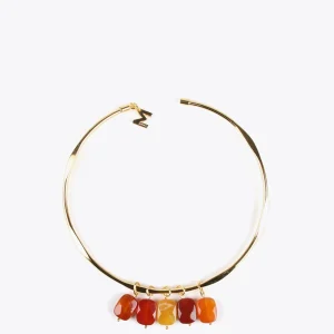Lola Casademunt Bisuteria<Collar tipo gargantilla MARRON