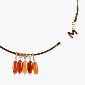 Lola Casademunt Bisuteria<Collar tipo gargantilla MARRON