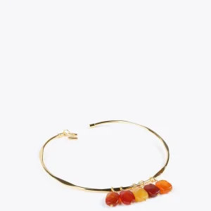 Lola Casademunt Bisuteria<Collar tipo gargantilla MARRON