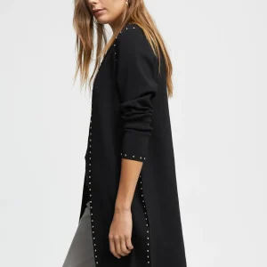 Lola Casademunt Punto<Cárdigan de punto tachas NEGRO