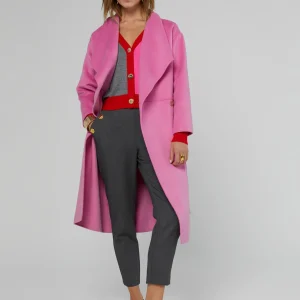 Lola Casademunt Punto<Cárdigan tricolor GRIS-ROSA