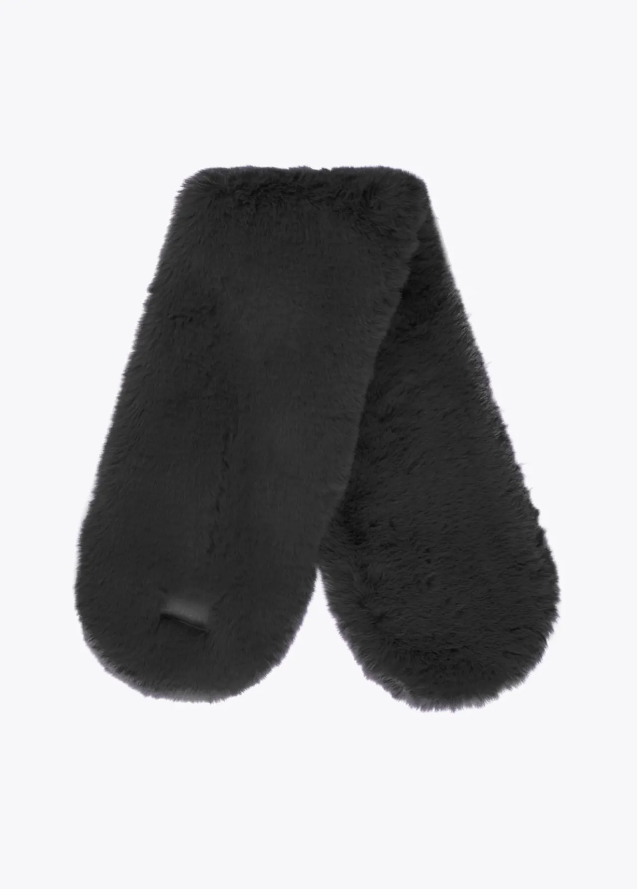 cuello_efecto_pelo_1.webp Lola Casademunt Otros Complementos | Bufandas Y Pañuelos<Cuello efecto pelo NEGRO