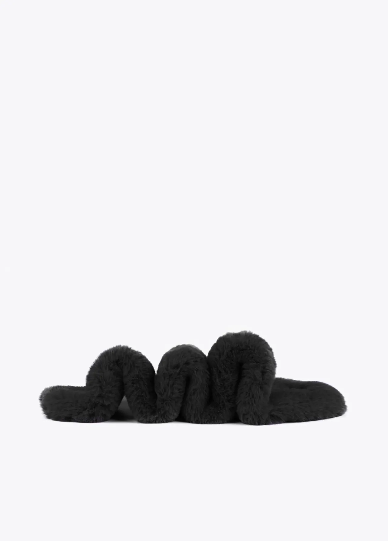 cuello_efecto_pelo_4.webp Lola Casademunt Otros Complementos | Bufandas Y Pañuelos<Cuello efecto pelo NEGRO