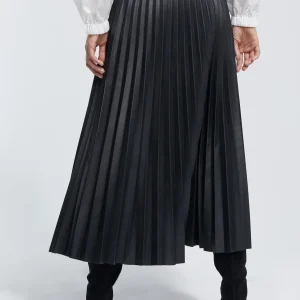 Lola Casademunt Vestidos Y Faldas<Falda efecto piel NEGRO