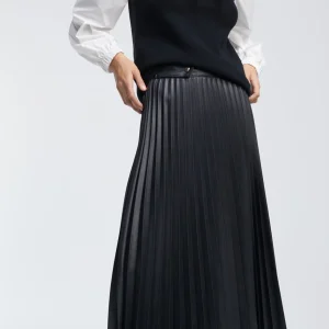 Lola Casademunt Vestidos Y Faldas<Falda efecto piel NEGRO