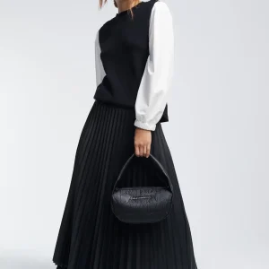 Lola Casademunt Vestidos Y Faldas<Falda efecto piel NEGRO