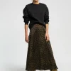 Lola Casademunt Animal Print | Vestidos Y Faldas<Falda estampado animal print NEGRO-VERDE