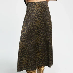 Lola Casademunt Animal Print | Vestidos Y Faldas<Falda estampado animal print NEGRO-VERDE