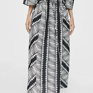 Lola Casademunt Vestidos Y Faldas<Falda midi estampada NEGRO-BLANCO