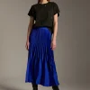 Lola Casademunt Vestidos Y Faldas<Falda plisada AZULELECTRICO