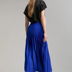Lola Casademunt Vestidos Y Faldas<Falda plisada AZULELECTRICO