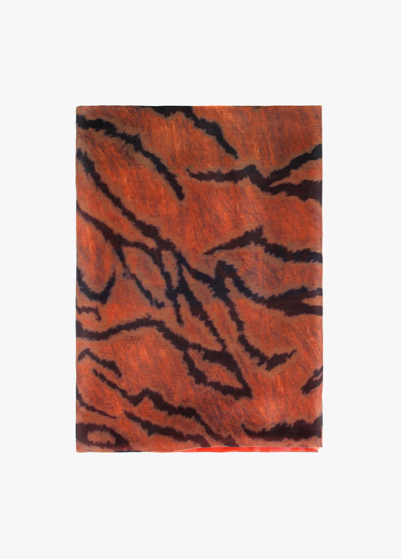 fular_animal_print_3.webp Lola Casademunt Animal Print | Bufandas Y Pañuelos<Fular animal print ROJO-NEGRO