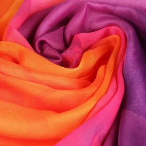 Lola Casademunt Bufandas Y Pañuelos<Fular fucsia y naranja ROJO-LILA
