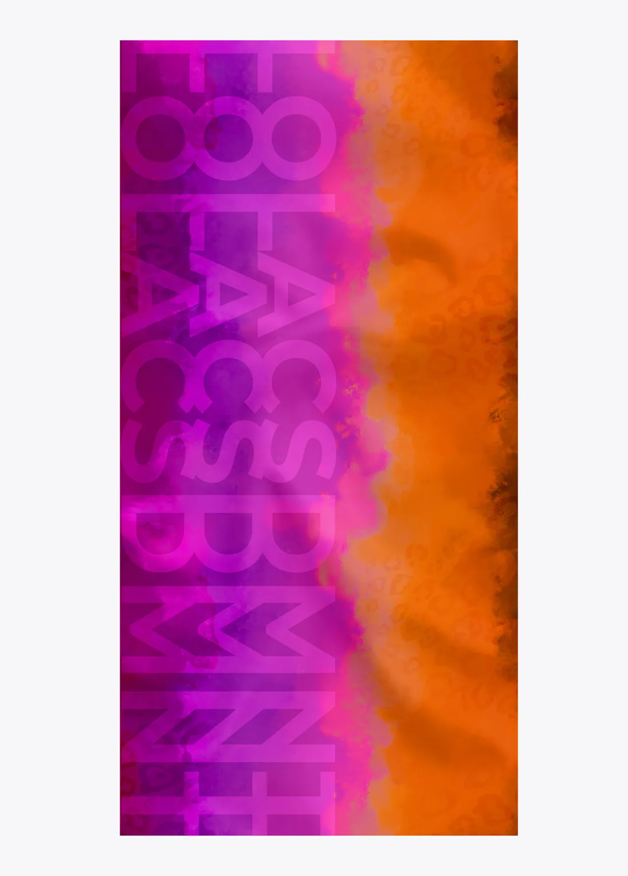 fular_fucsia_y_naranja_3.webp Lola Casademunt Bufandas Y Pañuelos<Fular fucsia y naranja ROJO-LILA