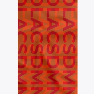 Lola Casademunt Bufandas Y Pañuelos<Fular logo naranja ROJO-MARRON