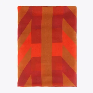 Lola Casademunt Bufandas Y Pañuelos<Fular logo naranja ROJO-MARRON