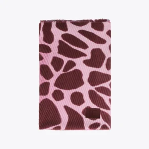 Lola Casademunt Animal Print | Bufandas Y Pañuelos<Fular plisado animal print ROSA-LILA