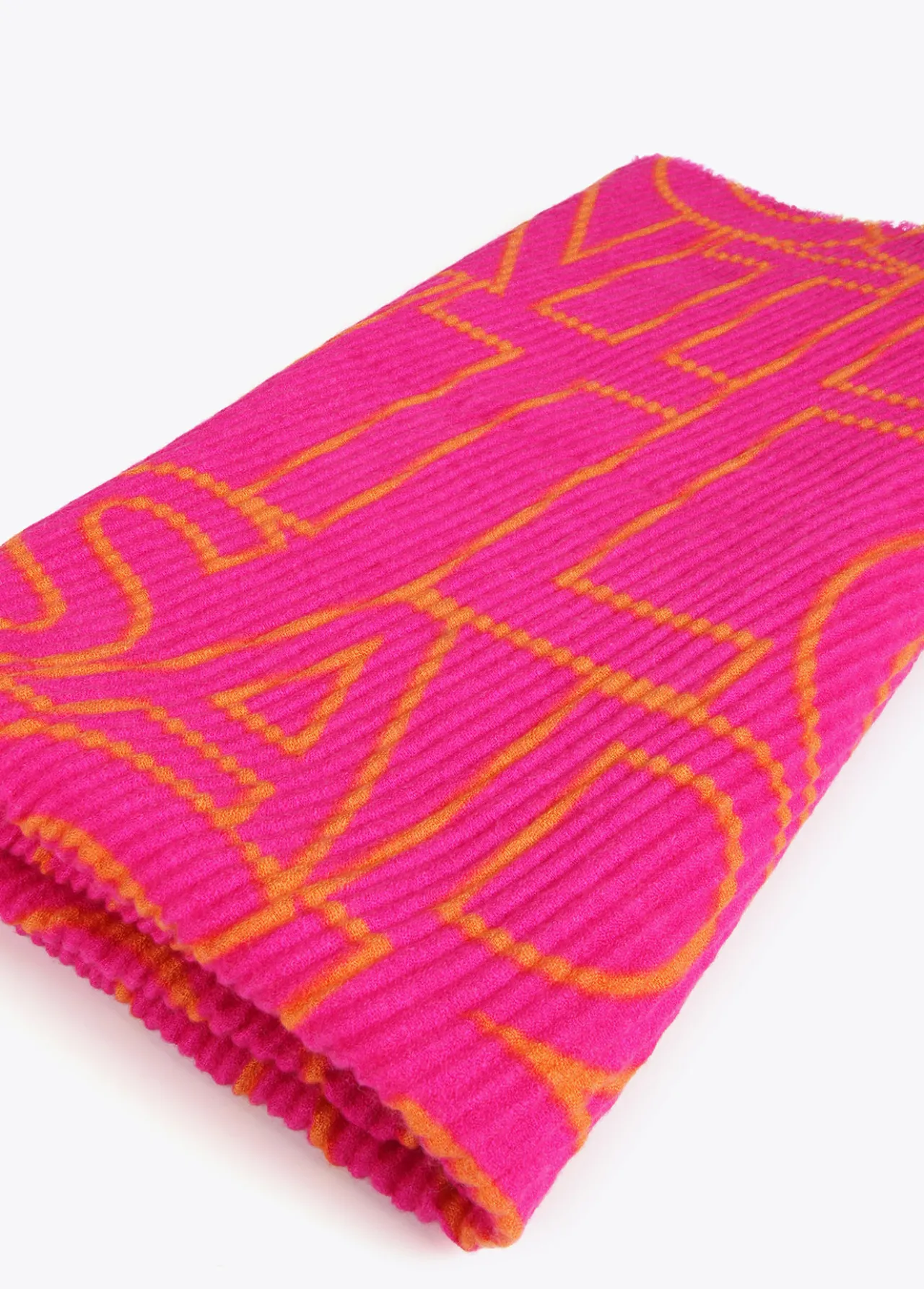 fular_plisado_logotipado_5.webp Lola Casademunt Otros Complementos | Bufandas Y Pañuelos<Fular plisado logotipado ROSA-CRUDO