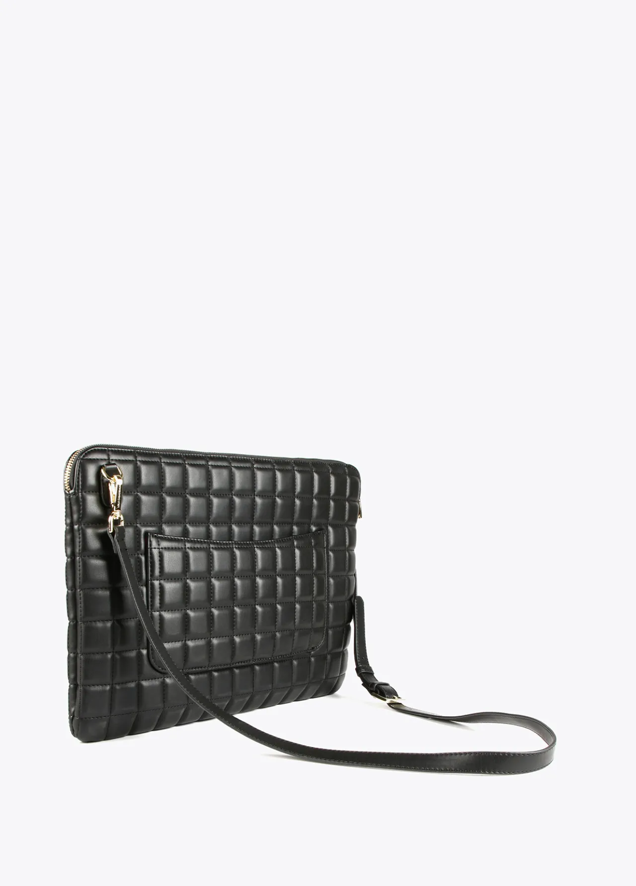 funda_ordenador_acolchada_2.webp Lola Casademunt Fundas Para Móvil Y Portatil<Funda ordenador acolchada NEGRO