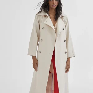 Lola Casademunt Chaquetas Y Gabardinas<Gabardina color CRUDO