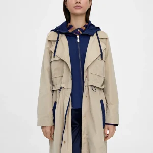 Lola Casademunt Chaquetas Y Gabardinas | Abrigos Y Cazadoras<Gabardina con capucha BEIG
