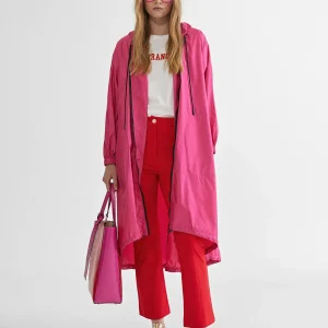 Lola Casademunt Chaquetas Y Gabardinas<Gabardina raincoat FUCSIA