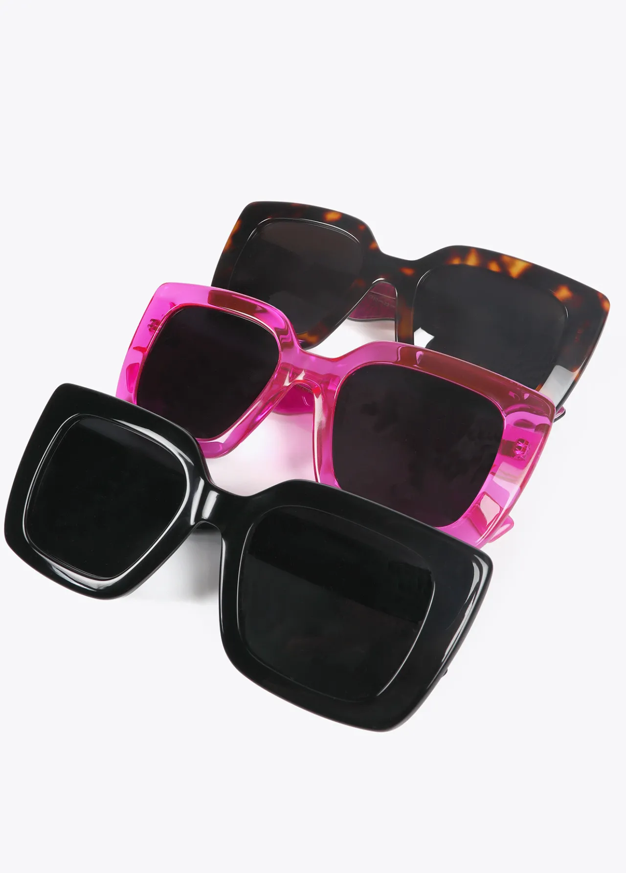 Lola Casademunt Gafas<Gafas de sol fabricadas en acetato con forma cuadrada. Varillas personalizadas. NEGRO-MARRON
