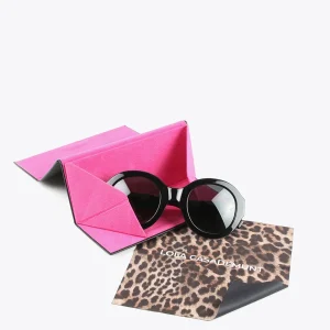 Lola Casademunt Otros Complementos | Gafas<Gafas de sol redondas NEGRO