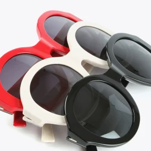 Lola Casademunt Otros Complementos | Gafas<Gafas de sol redondas NEGRO