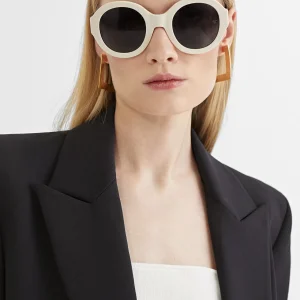 Lola Casademunt Otros Complementos | Gafas<Gafas de sol redondas NEGRO