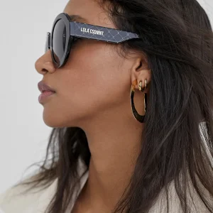 Lola Casademunt Otros Complementos | Gafas<Gafas de sol redondas NEGRO