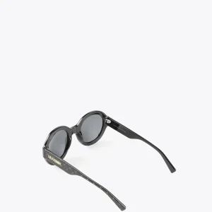 Lola Casademunt Otros Complementos | Gafas<Gafas de sol redondas NEGRO