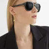 Lola Casademunt Otros Complementos | Gafas<Gafas de sol tipo aviador NEGRO