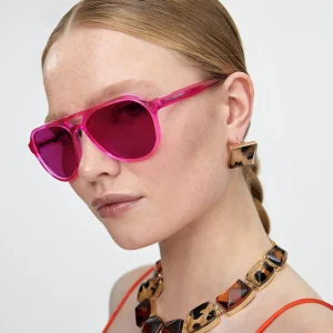 Lola Casademunt Otros Complementos | Gafas<Gafas de sol tipo aviador NEGRO
