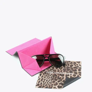Lola Casademunt Otros Complementos | Gafas<Gafas de sol tipo aviador NEGRO