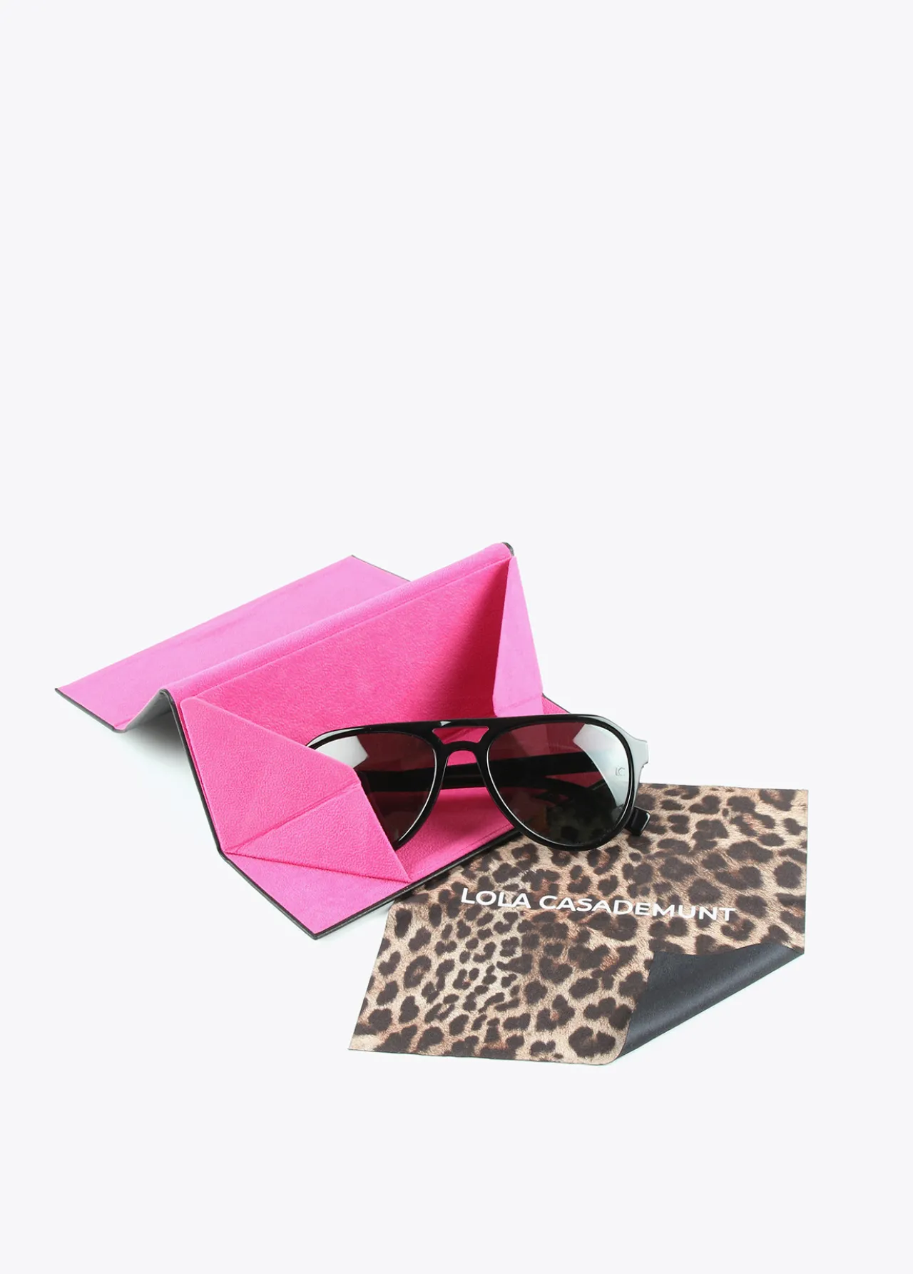 Lola Casademunt Otros Complementos | Gafas<Gafas de sol tipo aviador NEGRO