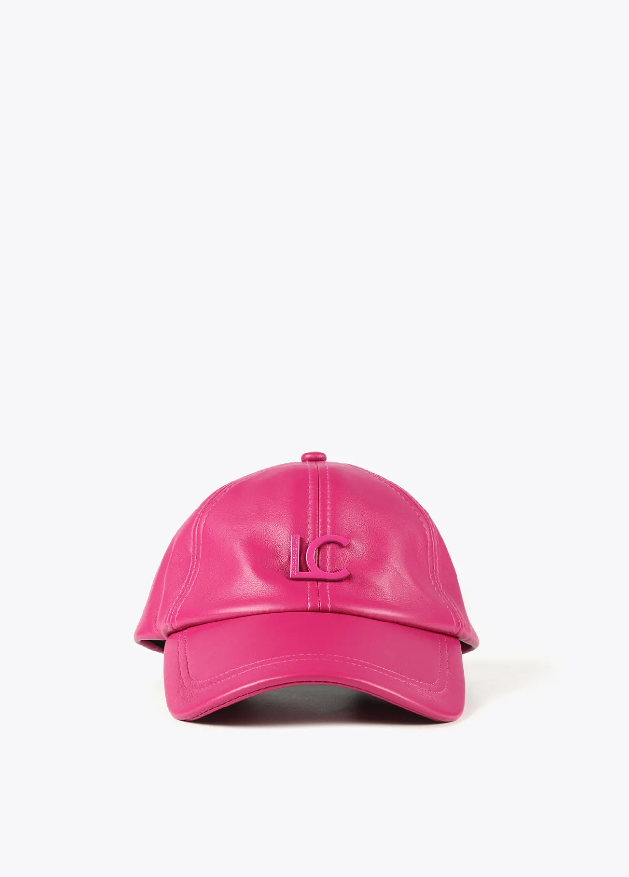 gorra_efecto_piel_0.webp Lola Casademunt Gorros Sombreros Y Guantes<Gorra efecto piel ROSA
