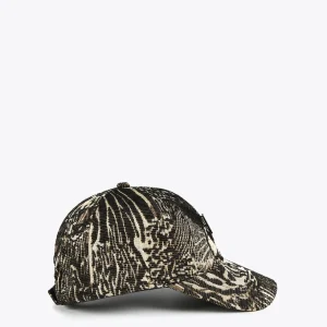 Lola Casademunt Animal Print | Gorros Sombreros Y Guantes<Gorra jacquard NEGRO-METAL
