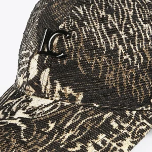 Lola Casademunt Animal Print | Gorros Sombreros Y Guantes<Gorra jacquard NEGRO-METAL