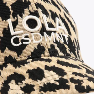 Lola Casademunt Accesorios | Baño<Gorra visera animal print CRUDO-MARRON