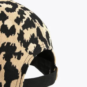 Lola Casademunt Accesorios | Baño<Gorra visera animal print CRUDO-MARRON