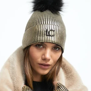 Lola Casademunt Gorros Sombreros Y Guantes<Gorro DORADO