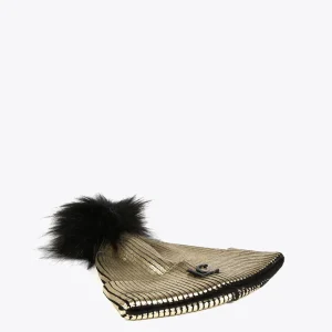 Lola Casademunt Gorros Sombreros Y Guantes<Gorro DORADO