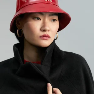 Lola Casademunt Gorros Sombreros Y Guantes<Gorro tipo bucket ROJO