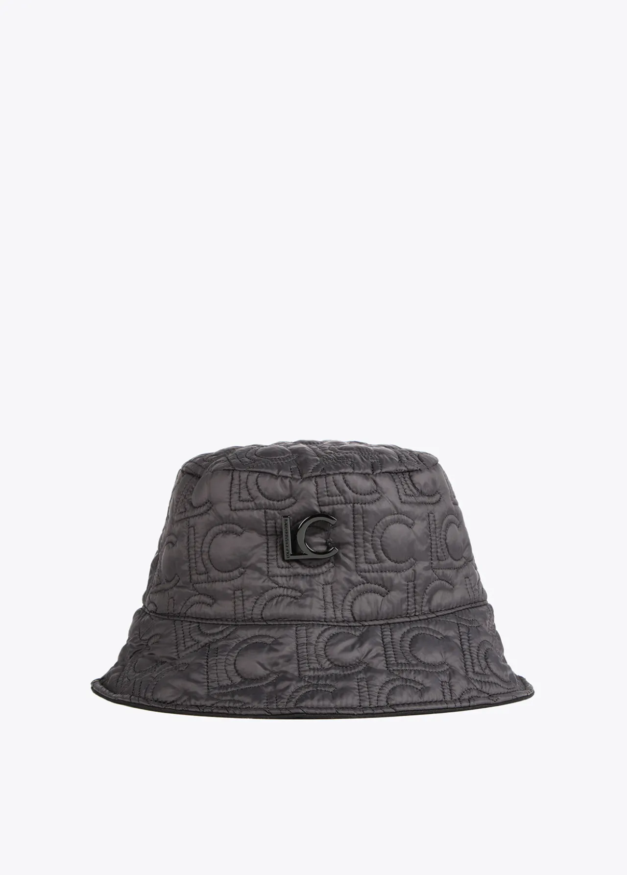 gorro_tipo_bucket_acolchado_0-2.webp Lola Casademunt Gorros Sombreros Y Guantes<Gorro tipo bucket acolchado NEGRO