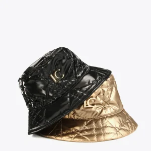 Lola Casademunt Gorros Sombreros Y Guantes<Gorro tipo bucket acolchado NEGRO