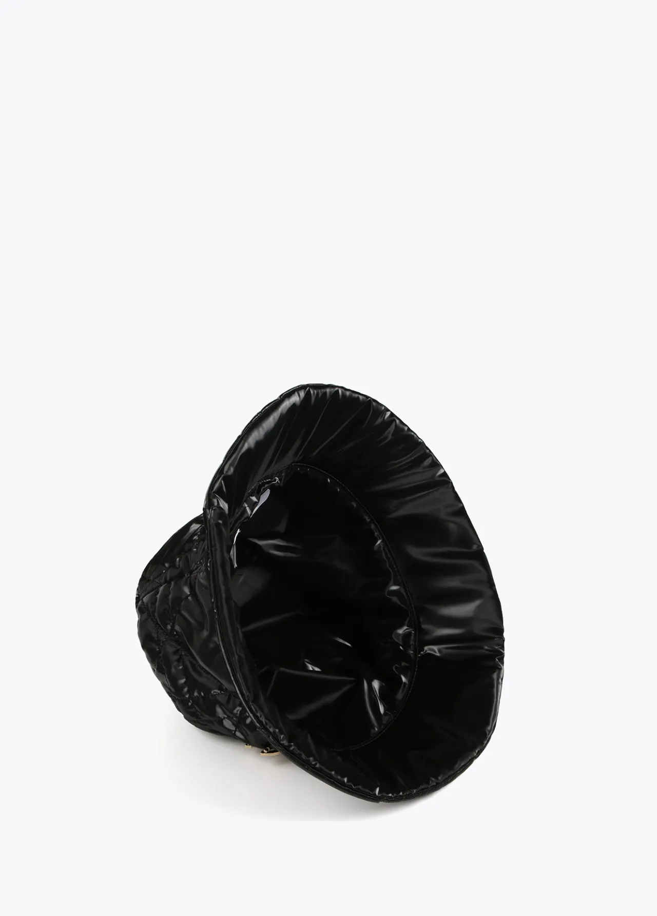 gorro_tipo_bucket_acolchado_6.webp Lola Casademunt Gorros Sombreros Y Guantes<Gorro tipo bucket acolchado NEGRO