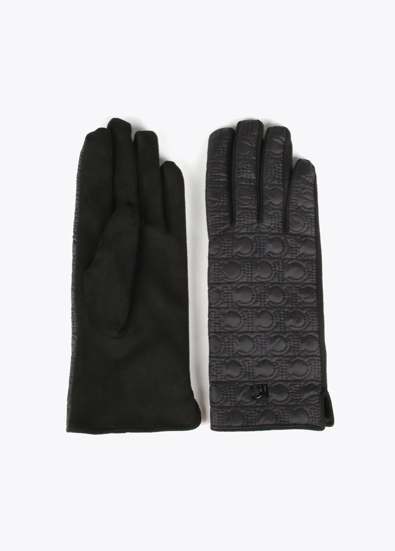 guantes_acolchados_0-3.webp Lola Casademunt Gorros Sombreros Y Guantes<Guantes acolchados NEGRO