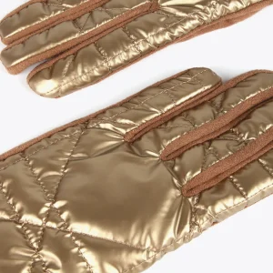 Lola Casademunt Gorros Sombreros Y Guantes<Guantes acolchados con cadena CRUDO