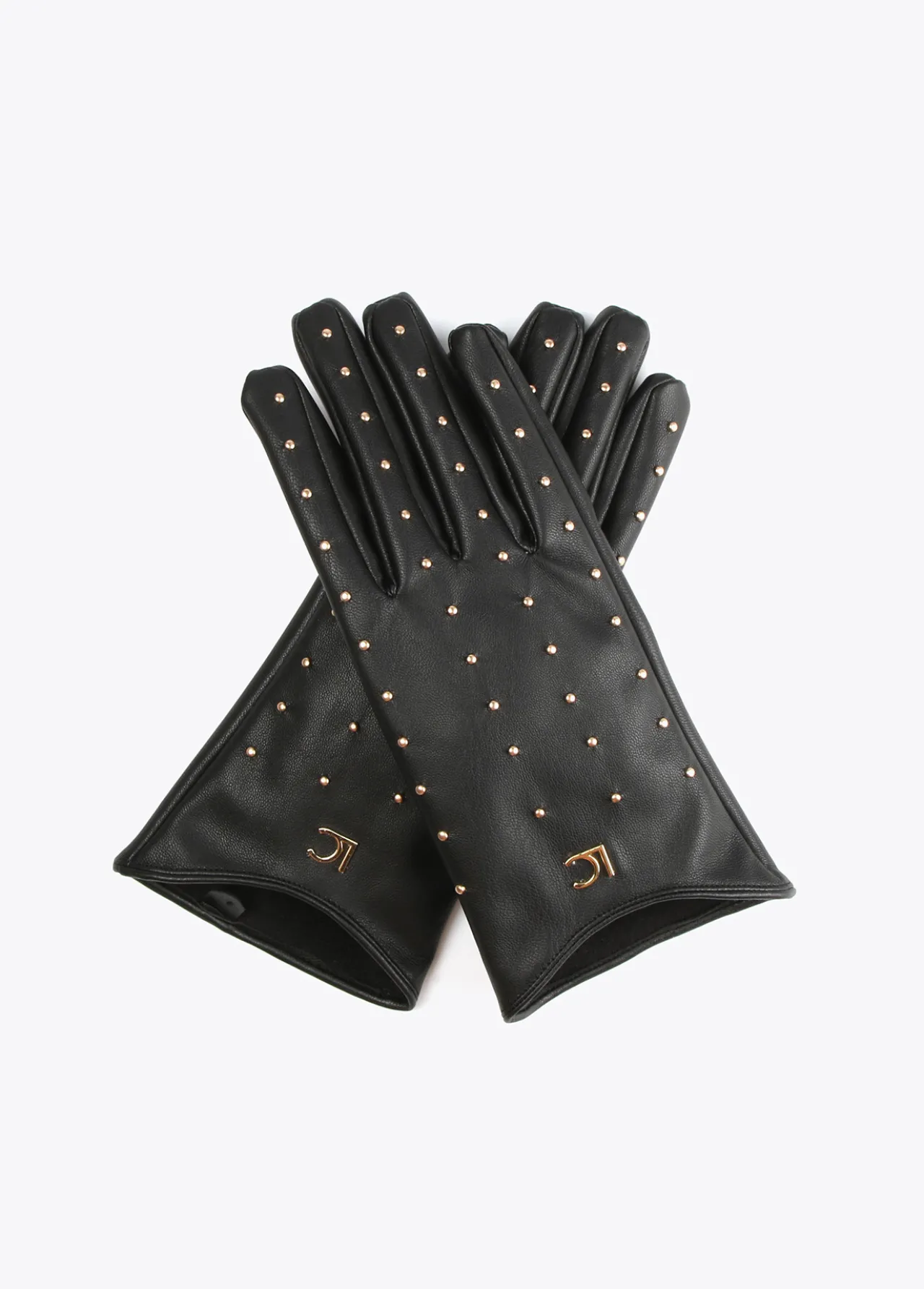 guantes_con_tachitas_0.webp Lola Casademunt Gorros Sombreros Y Guantes<Guantes con tachitas NEGRO